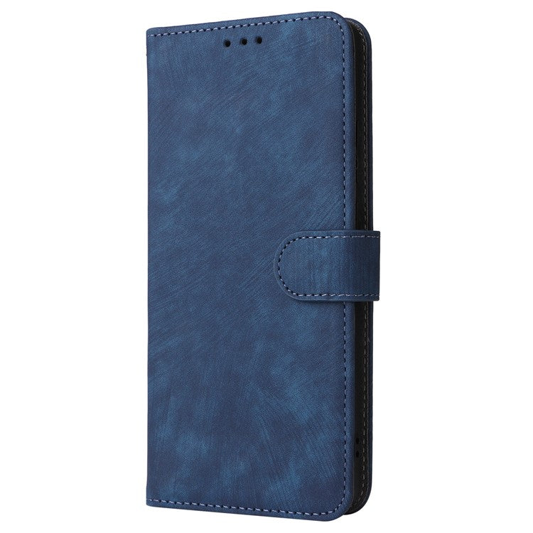 For vivo S19 5G Case RFID Blocking PU Leather Wallet Phone Cover - Blue