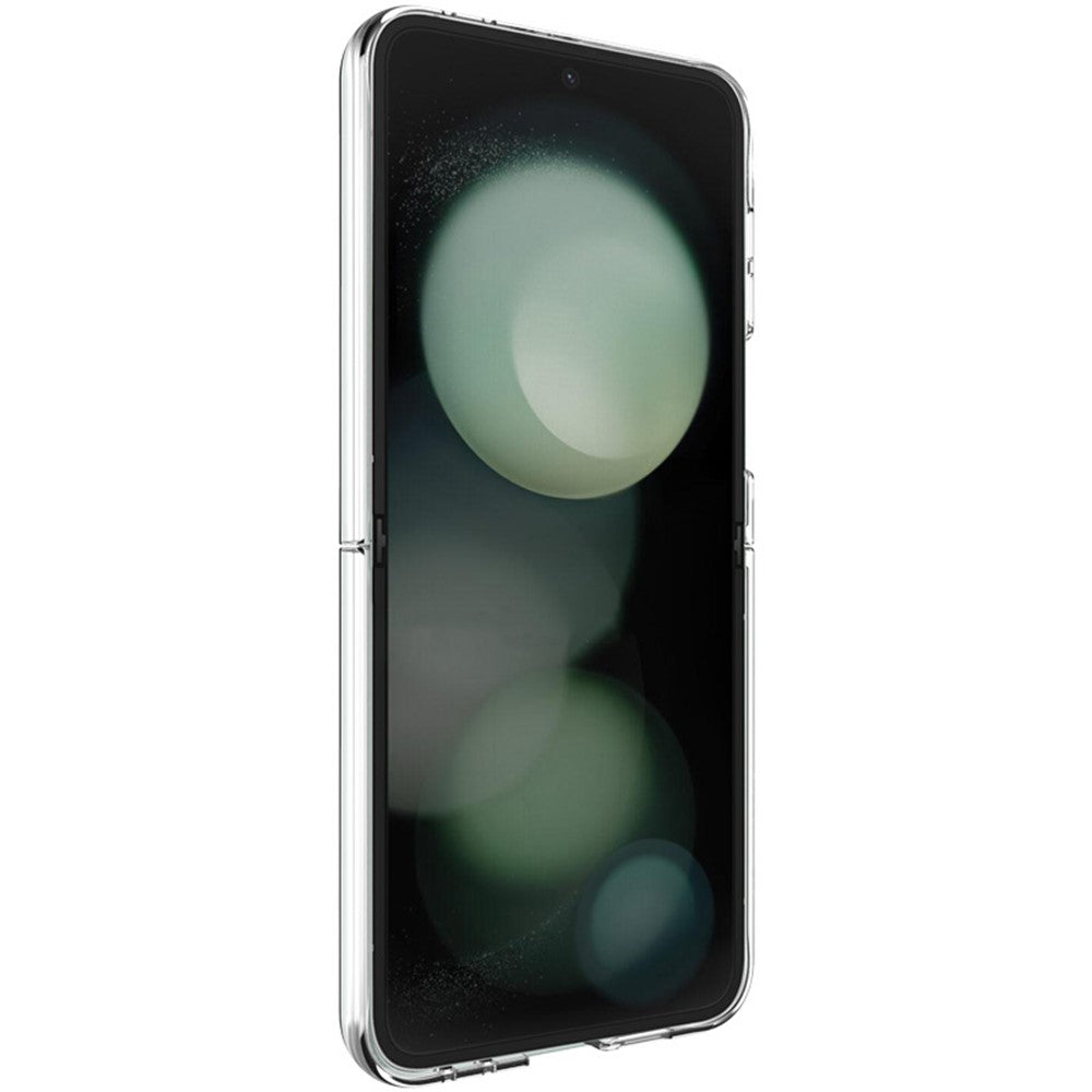 IMAK Crystal Case II Pro for Samsung Galaxy Z Flip7 FE 5G / Z Flip6 5G Clear Case Two-Piece PC Phone Cover (Upper Cover+Lower Cover)