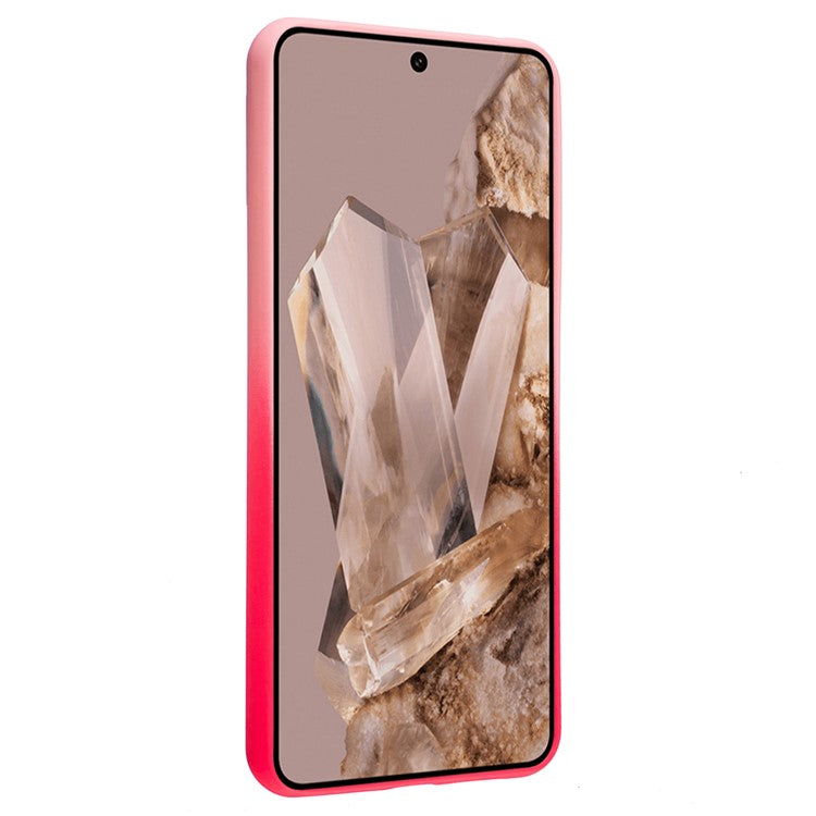 For Google Pixel 8 Pro Case TPU Shockproof Phone Cover Aesthetic Gradient Color - Pink+Rose