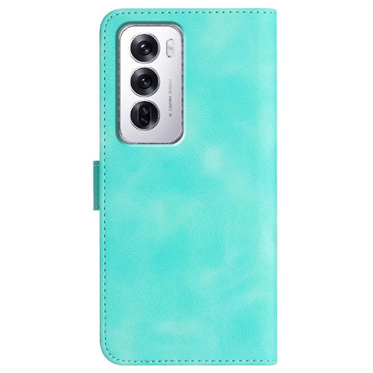 YX0030 For Oppo Reno12 5G (Global) / Reno12 Pro 5G (Global) Case Wallet Phone Leather Cover - Baby Blue