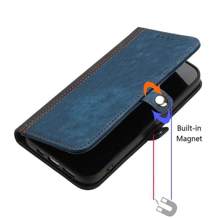YX0020 For Oppo Reno12 5G (Global) / Reno12 Pro 5G (Global) Case Phone Leather Cover - Sapphire