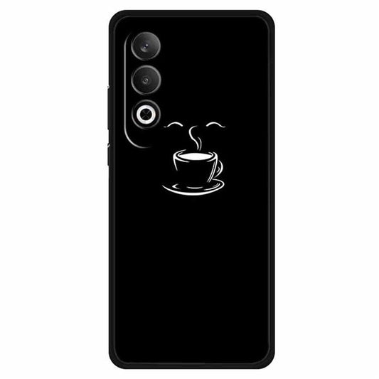 For OnePlus Nord CE4 5G / Oppo K12 Case Shockproof TPU Phone Cover Line Pattern Design - Coffee