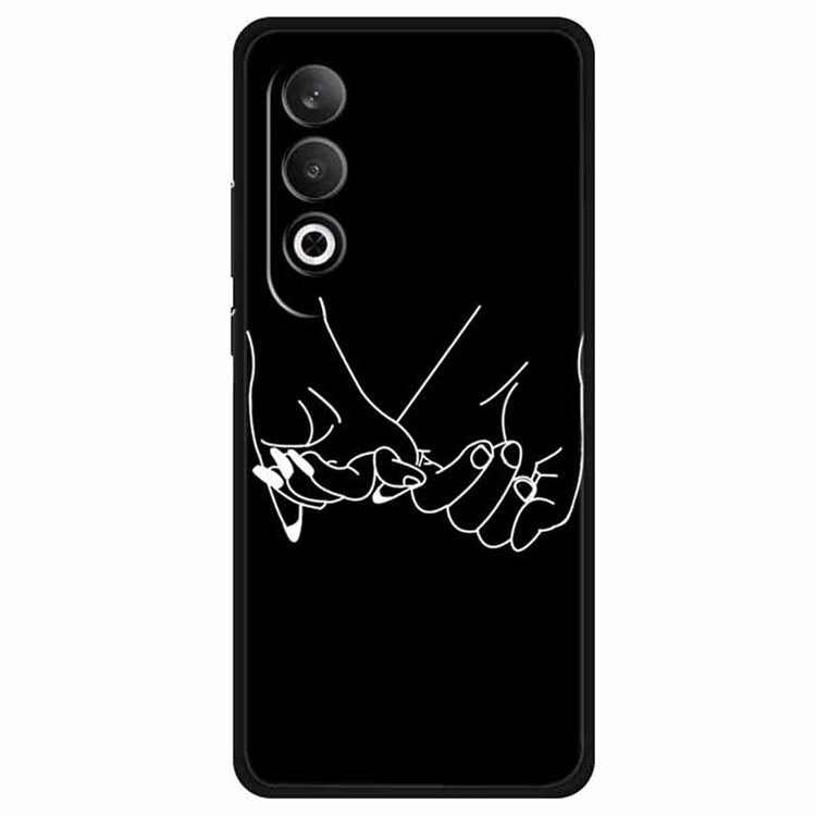 For OnePlus Nord CE4 5G / Oppo K12 TPU Case Pattern Printed Anti-Drop Phone Cover - Hooked Hands