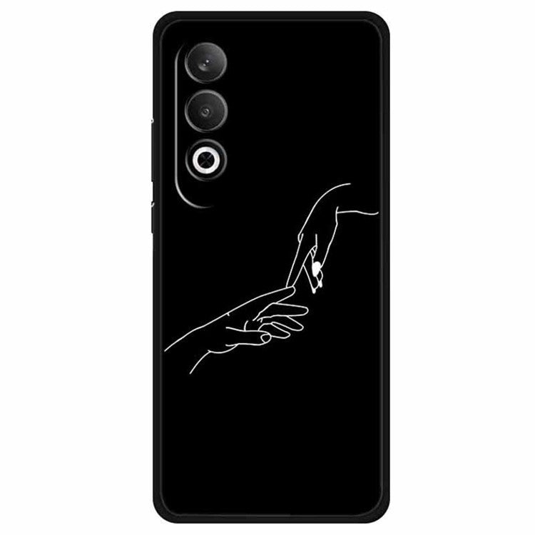 For OnePlus Nord CE4 5G / Oppo K12 TPU Case Pattern Printed Anti-Drop Phone Cover - Hands