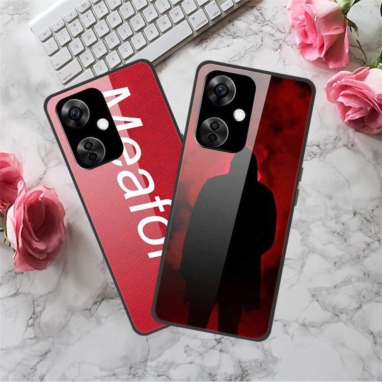 For OnePlus Nord CE3 5G Pattern Case TPU Tempered Glass Shockproof Phone Cover - Photographer