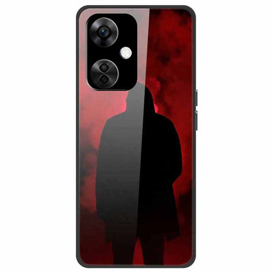 For OnePlus Nord CE3 5G Pattern Case TPU Tempered Glass Shockproof Phone Cover - Dark Men