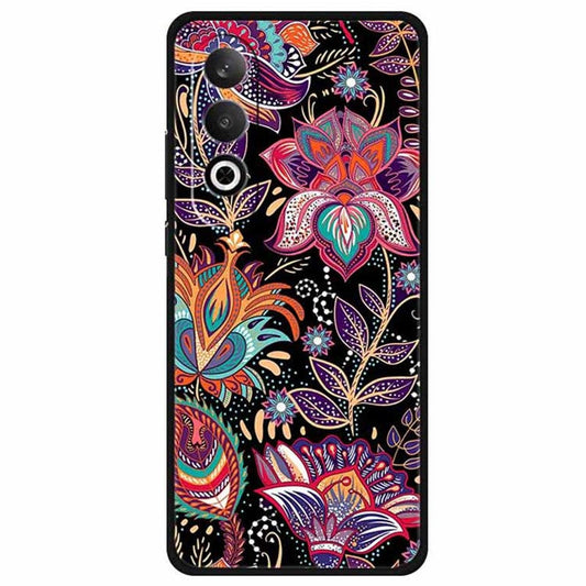 For OnePlus Nord CE4 5G / Oppo K12 Case Pattern Printing Soft TPU Cell Phone Cover - Purple Leaf Flower