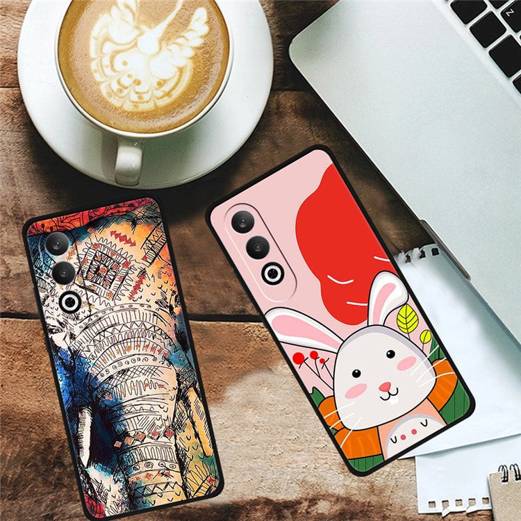 For OnePlus Nord CE4 5G / Oppo K12 Case Pattern Printing Soft TPU Cell Phone Cover - Ocean Coral