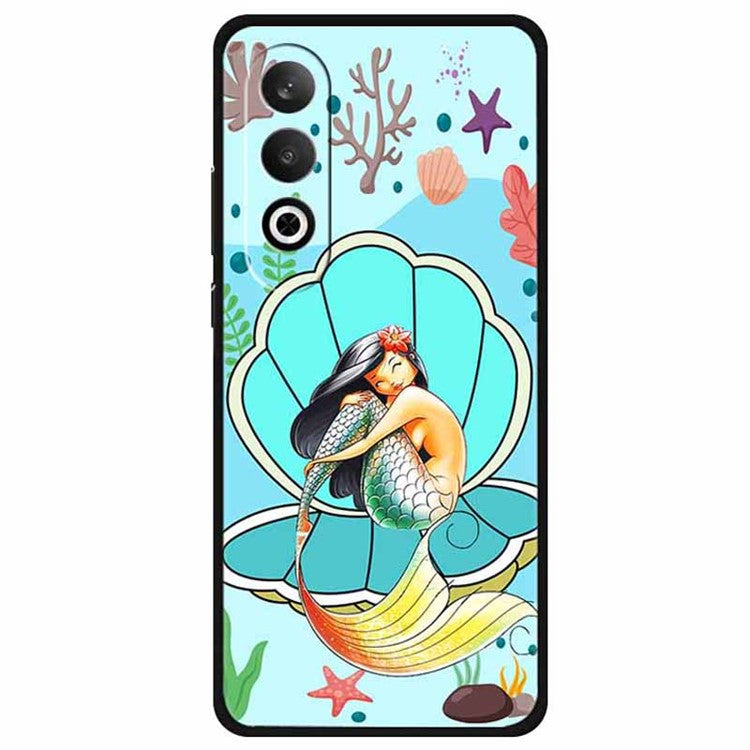 For OnePlus Nord CE4 5G / Oppo K12 Case Pattern Printing Soft TPU Cell Phone Cover - Mermaid Clam