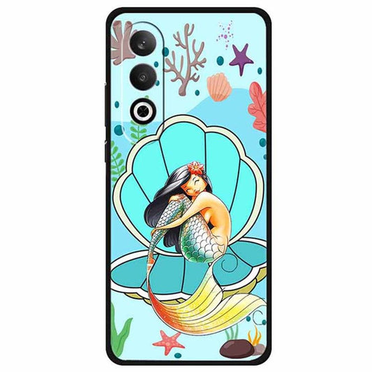 For OnePlus Nord CE4 5G / Oppo K12 Case Pattern Printing Soft TPU Cell Phone Cover - Mermaid Clam