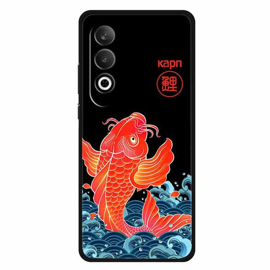 For OnePlus Nord CE4 5G / Oppo K12 Case Unique Pattern Slim TPU Phone Cover - Leaping Fish