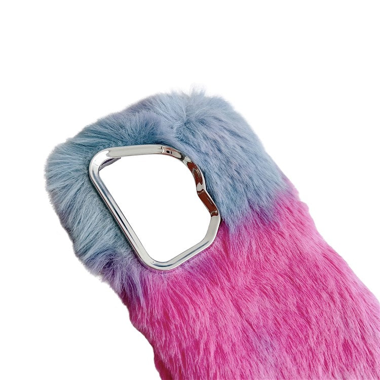 For Huawei Pura 70 Ultra Cell Phone Cases Silver Camera Frame Fluffy TPU Cover - Green