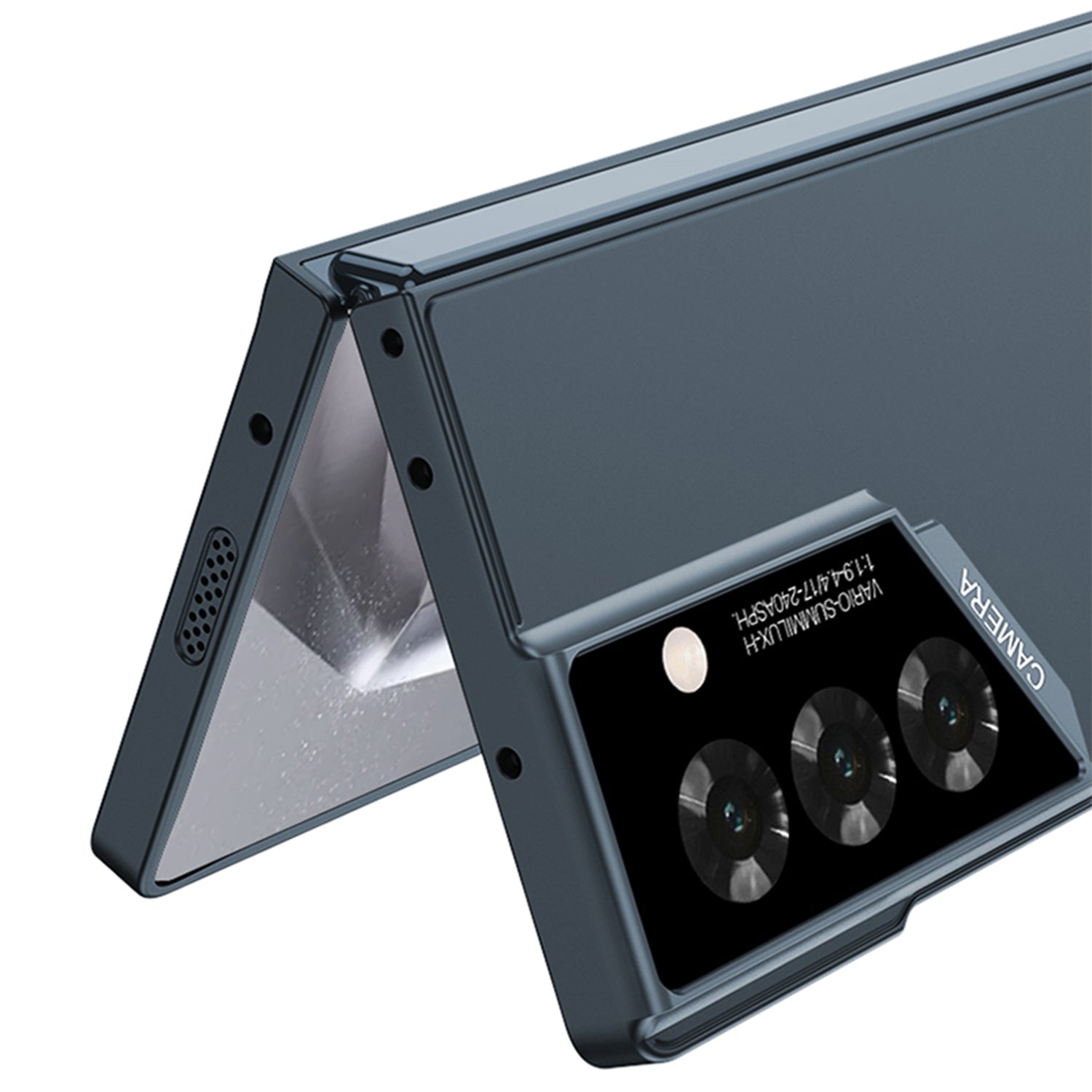 GKK For Samsung Galaxy Z Fold6 5G Case Ultra-Thin PC Phone Case with HD Tempered Glass Screen Protector - Titanium Grey