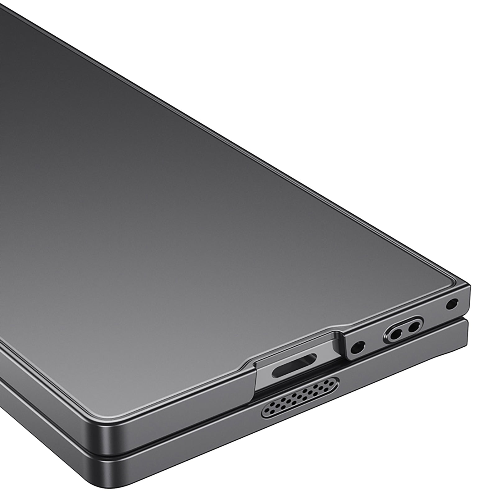 GKK For Samsung Galaxy Z Fold6 5G Case Ultra-Thin PC Phone Case with HD Tempered Glass Screen Protector - Titanium Grey
