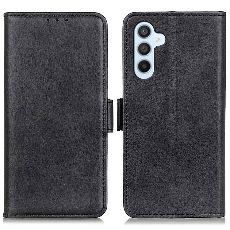 For Samsung Galaxy S24 FE Case Shockproof Leather Wallet Stand Phone Cover - Black