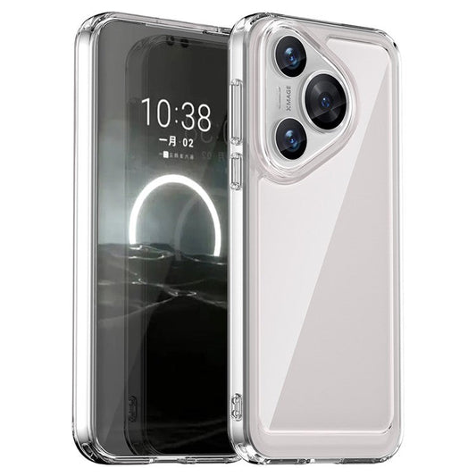 For Huawei Pura 70 Case Electroplated Buttons Ultra-Clear Phone Cover (Big Rear Lens Hole)