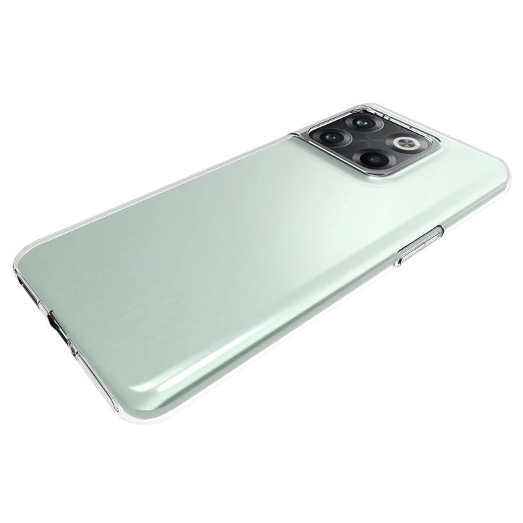 10Pcs / Pack For OnePlus 10T 5G / Ace Pro 5G Anti-scratch Crystal Clear TPU Case Inner Watermark-Free Phone Cover