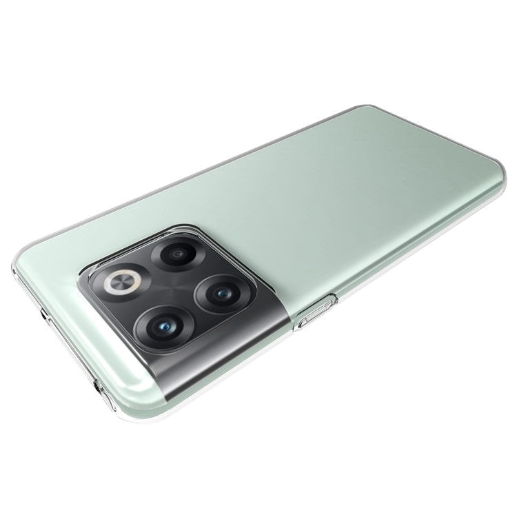 10Pcs / Pack For OnePlus 10T 5G / Ace Pro 5G Anti-scratch Crystal Clear TPU Case Inner Watermark-Free Phone Cover