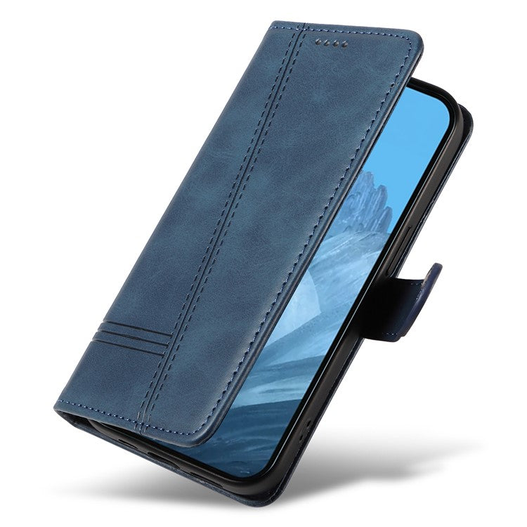 For Google Pixel 9 / 9 Pro Case Leather Book Flip Phone Cover Wallet Stand View - Blue