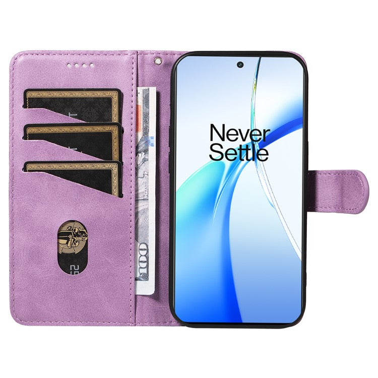 For OnePlus Ace 3V 5G Case Wallet PU Leather Cell Phone Cover Magnetic Closure - Light Purple