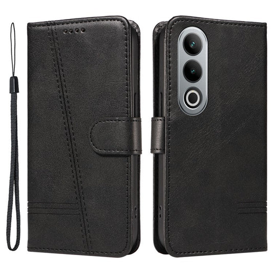 For OnePlus Ace 3V 5G Case Wallet PU Leather Cell Phone Cover Magnetic Closure - Black