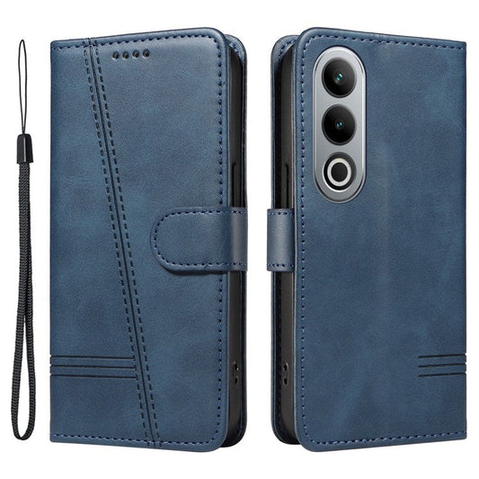 For OnePlus Ace 3V 5G Case Wallet PU Leather Cell Phone Cover Magnetic Closure - Blue