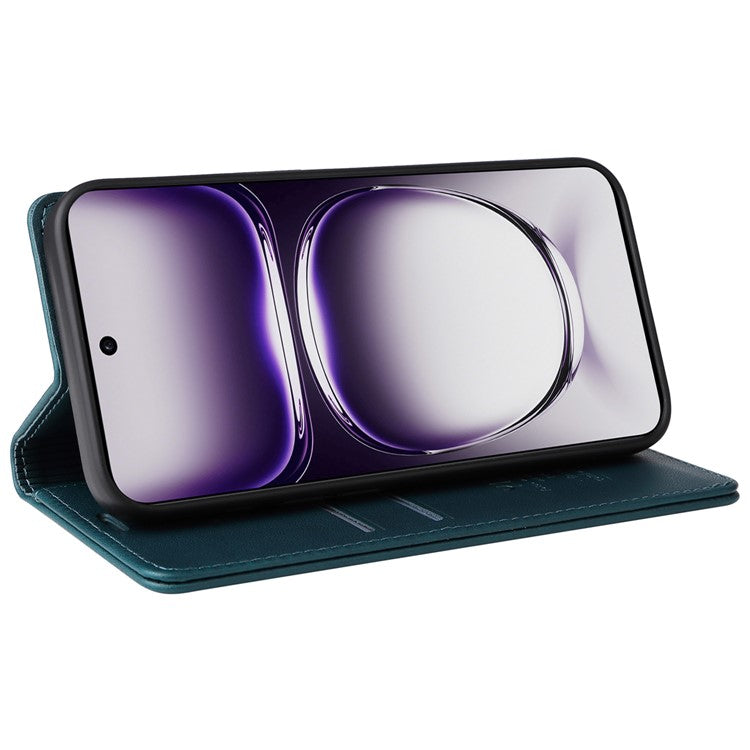 YIKATU YK-001 For Oppo Reno12 Pro 5G (China) / (Global) Case Leather Magnetic Auto-Absorbed Phone Cover - Green