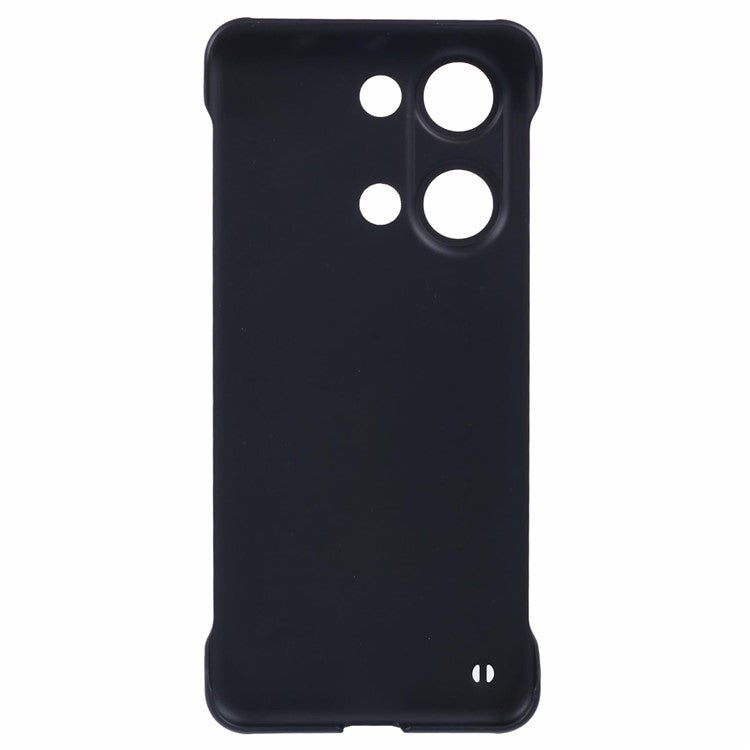 For OnePlus Ace 2V / Nord 3 5G Case Hard PC Frameless Phone Cover Skin-Touch Precise Lens Cutout - Black