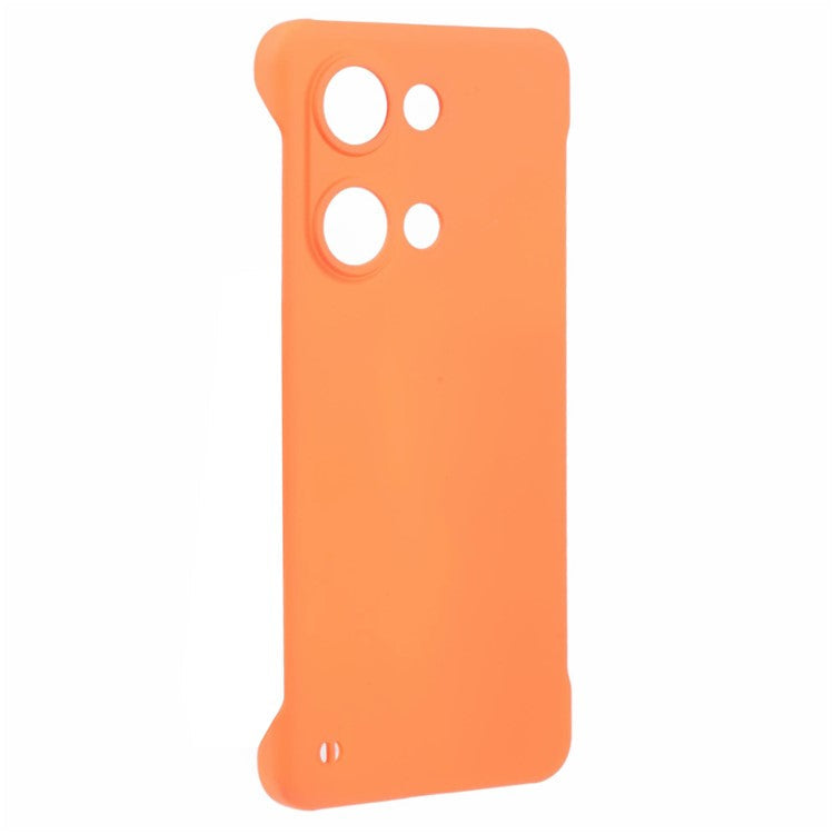 For OnePlus Ace 2V / Nord 3 5G Case Hard PC Frameless Phone Cover Skin-Touch Precise Lens Cutout - Orange