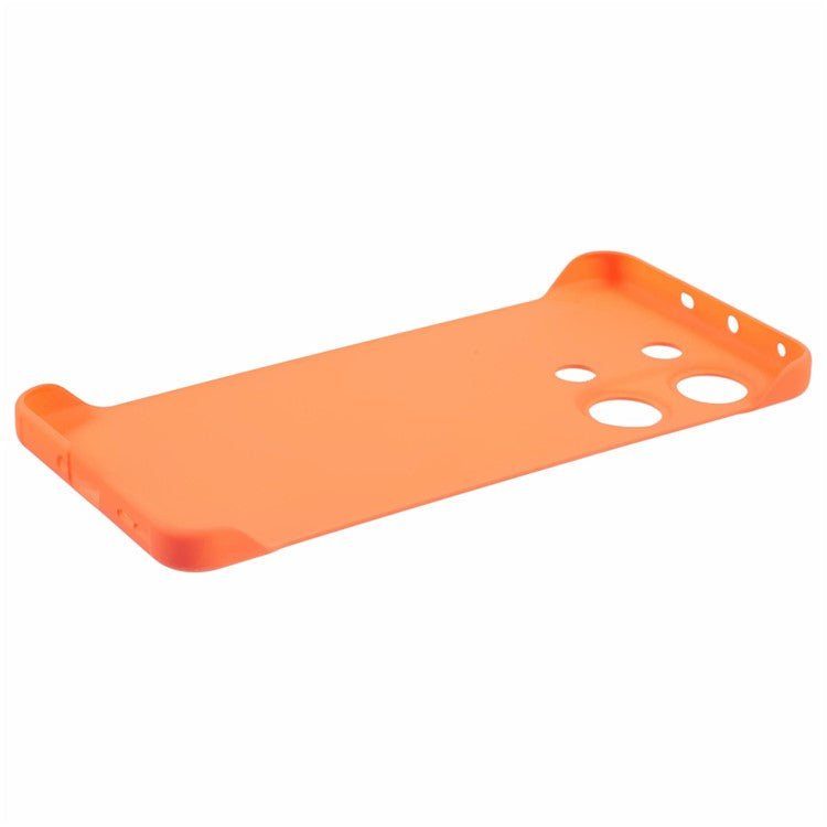 For OnePlus Ace 2V / Nord 3 5G Case Hard PC Frameless Phone Cover Skin-Touch Precise Lens Cutout - Orange
