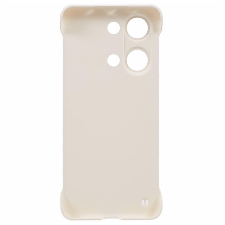 For OnePlus Ace 2V / Nord 3 5G Case Hard PC Frameless Phone Cover Skin-Touch Precise Lens Cutout - White