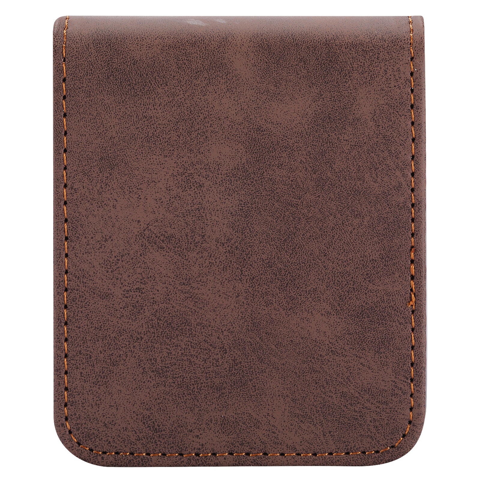 DF-05 For Samsung Galaxy Z Flip6 5G Case PU Leather Magnetic Closure Phone Cover - Brown