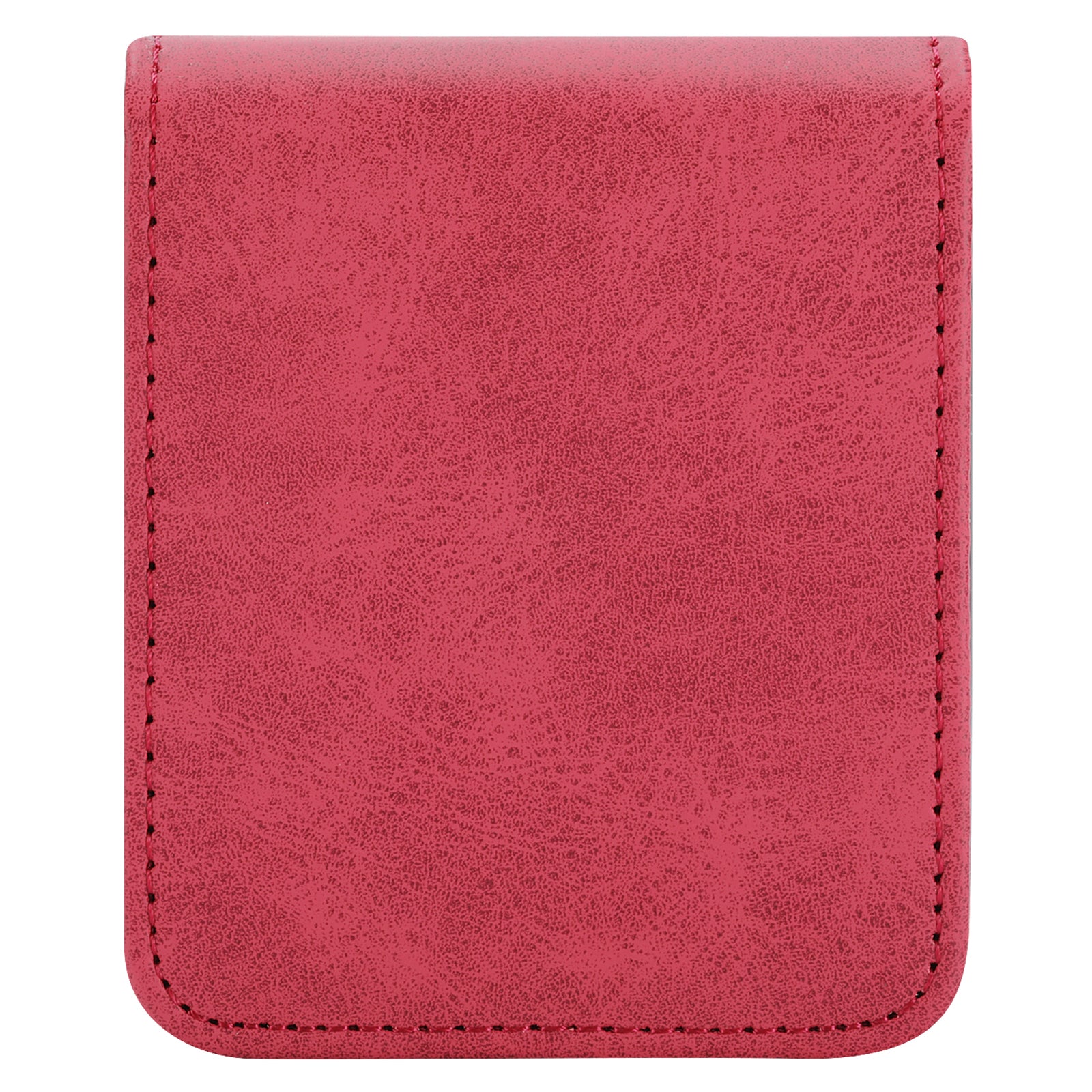 DF-05 For Samsung Galaxy Z Flip6 5G Case PU Leather Magnetic Closure Phone Cover - Red