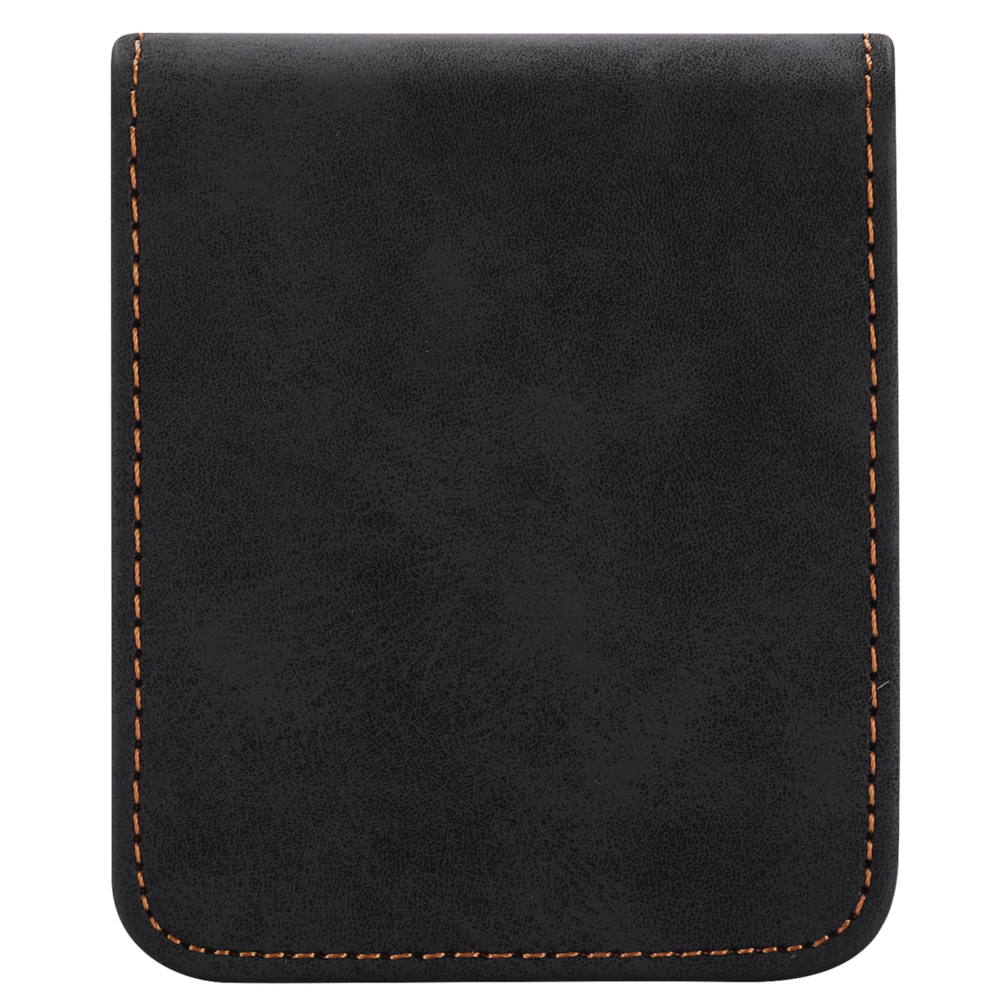 DF-05 For Samsung Galaxy Z Flip6 5G Case PU Leather Magnetic Closure Phone Cover - Black
