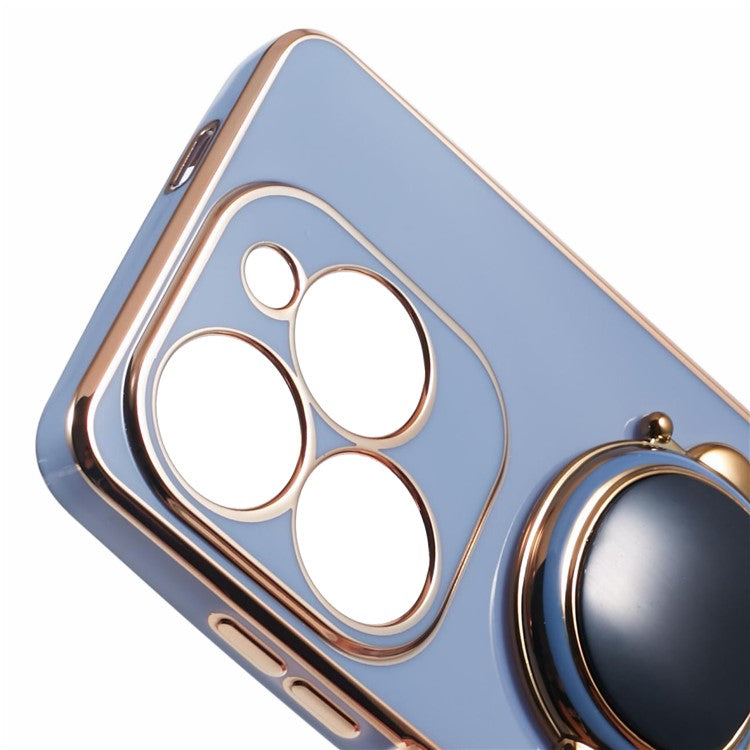 For Infinix Smart 8 4G / Hot 40i / TECNO Spark Go 2024 4G / Spark 20 Case TPU Phone Cover Cartoon Astronaut Kickstand - Blue