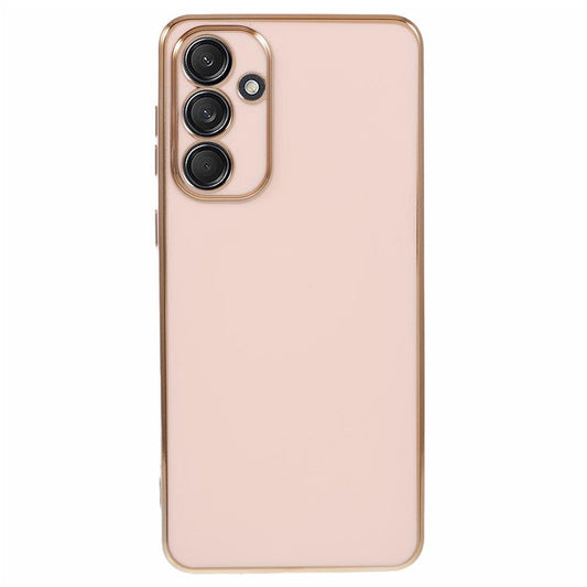 For Samsung Galaxy M55 5G  /  C55 5G  /  F55 5G Case Glossy 6D Electroplating TPU Phone Cover - Pink