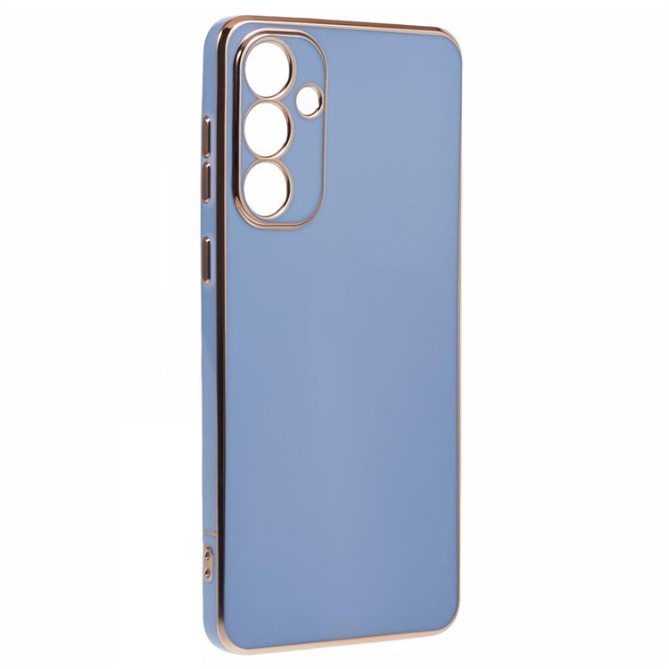 For Samsung Galaxy M55 5G  /  C55 5G  /  F55 5G Case Glossy 6D Electroplating TPU Phone Cover - Blue