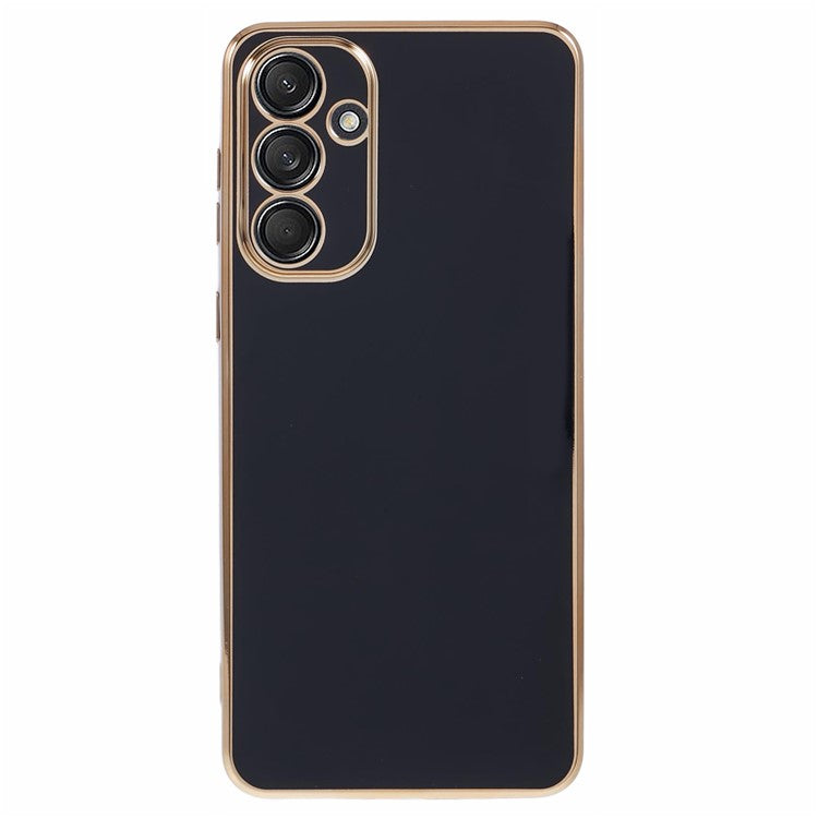 For Samsung Galaxy M55 5G  /  C55 5G  /  F55 5G Case Glossy 6D Electroplating TPU Phone Cover - Black