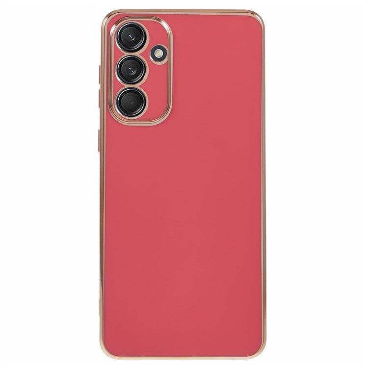 For Samsung Galaxy M55 5G  /  C55 5G  /  F55 5G Case Glossy 6D Electroplating TPU Phone Cover - Red