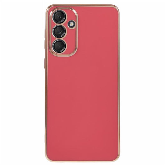 For Samsung Galaxy M55 5G  /  C55 5G  /  F55 5G Case Glossy 6D Electroplating TPU Phone Cover - Red