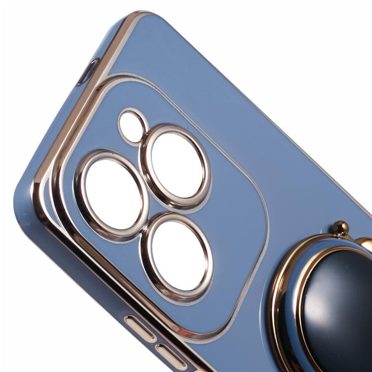 For Infinix Hot 40  /  Hot 40 Pro  /  TECNO Spark 20 Pro Case Soft TPU Phone Cover Astronaut Kickstand Holder - Blue