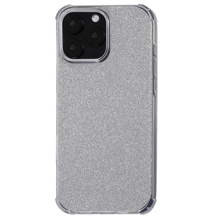 For iPhone 16 Pro Case Shockproof TPU Aesthetic Phone Cover with 4 Card Papers
