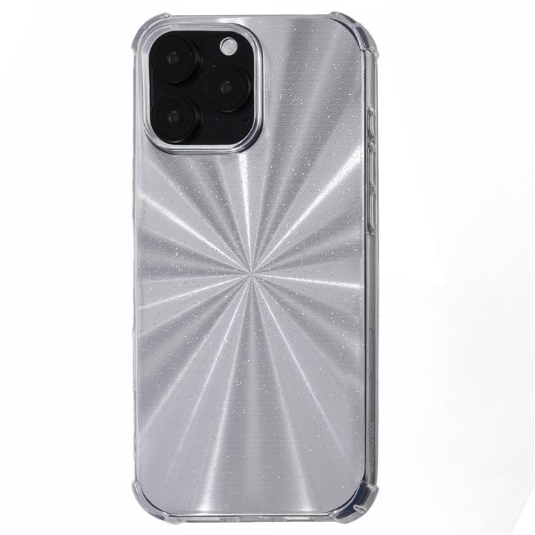 For iPhone 16 Pro Case Shockproof TPU Aesthetic Phone Cover with 4 Card Papers