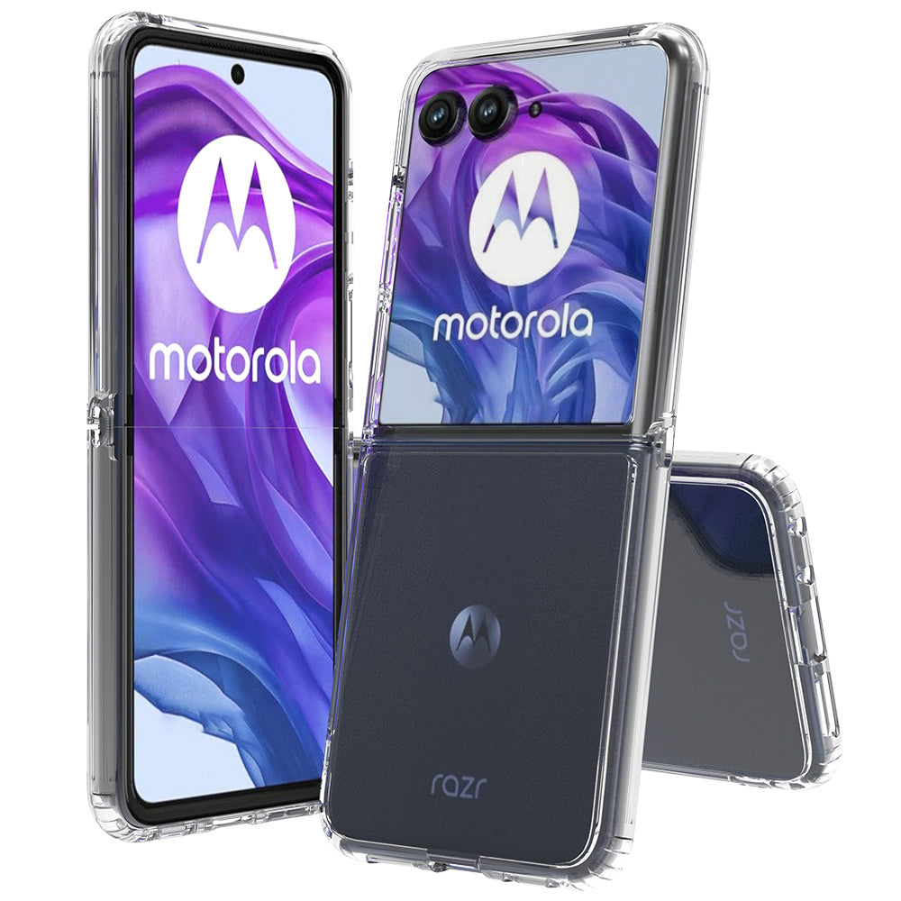 For Motorola Razr 50 Ultra 5G Case TPU+Acrylic Clear Phone Cover, Integrated Design