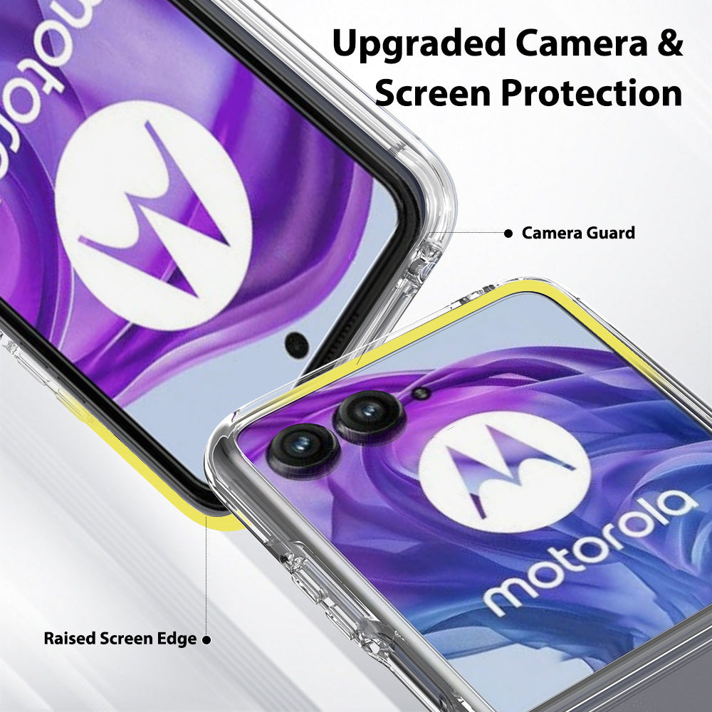 For Motorola Razr 50 Ultra 5G Case TPU+Acrylic Clear Phone Cover, Integrated Design