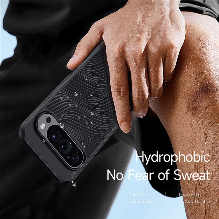 DUX DUCIS Aimo Series For Google Pixel 9 / Pixel 9 Pro Case TPU+PC Anti-Drop Cover (REACH Certification) - Black