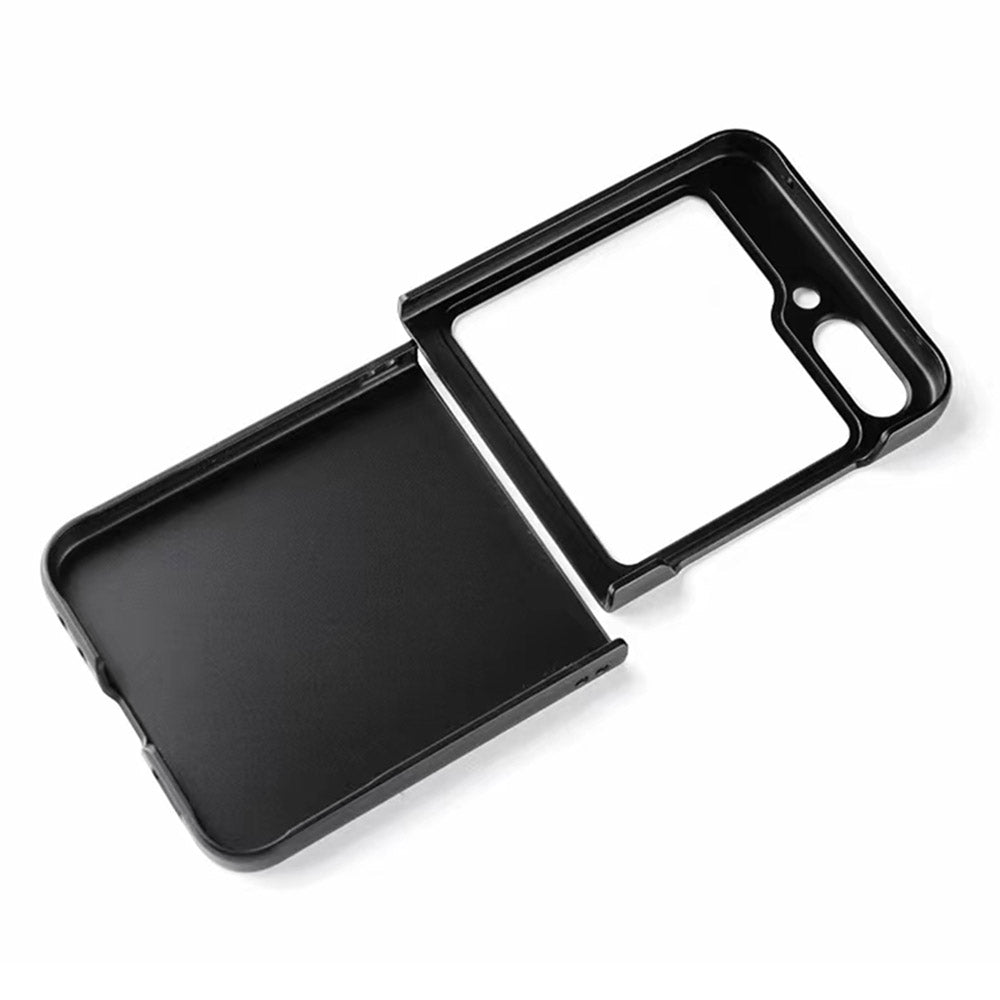 For Samsung Galaxy Z Flip6 5G Case Hard PC Phone Cover Two-Piece Design - Black