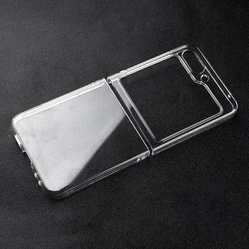 For Samsung Galaxy Z Flip6 5G Case Hard PC Phone Cover Two-Piece Design - Transparent
