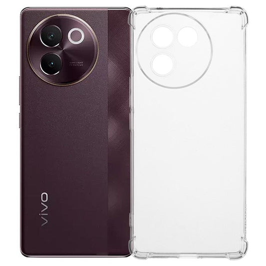 For vivo V30e 5G Case Enhanced Four Corner Clear TPU Phone Cover 