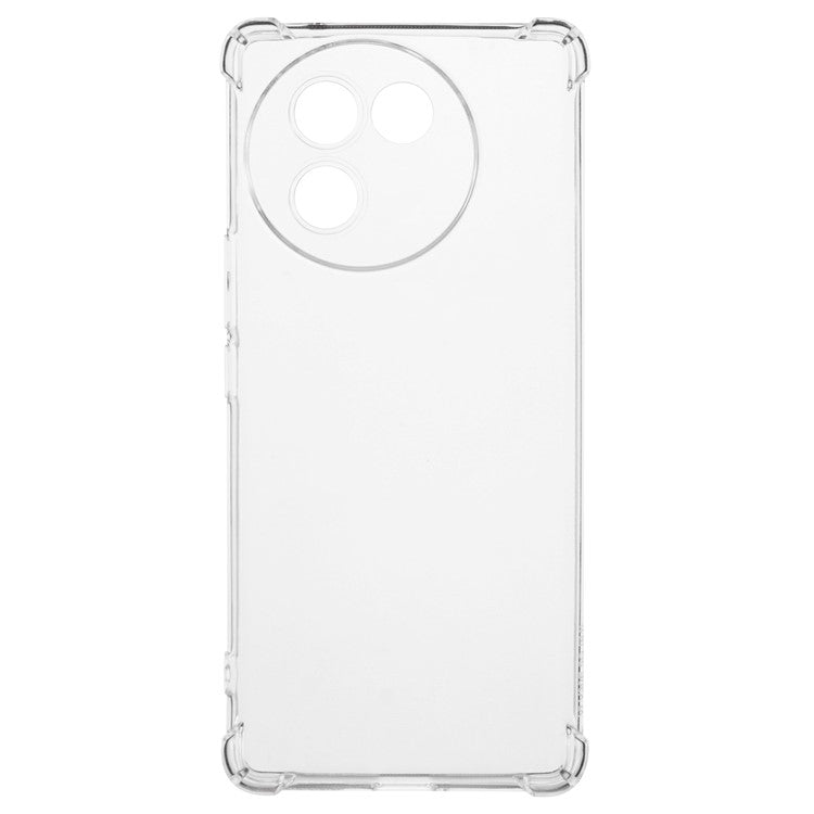 For vivo V30e 5G Case Enhanced Four Corner Clear TPU Phone Cover 